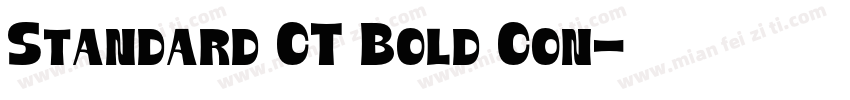 Standard CT Bold Con字体转换